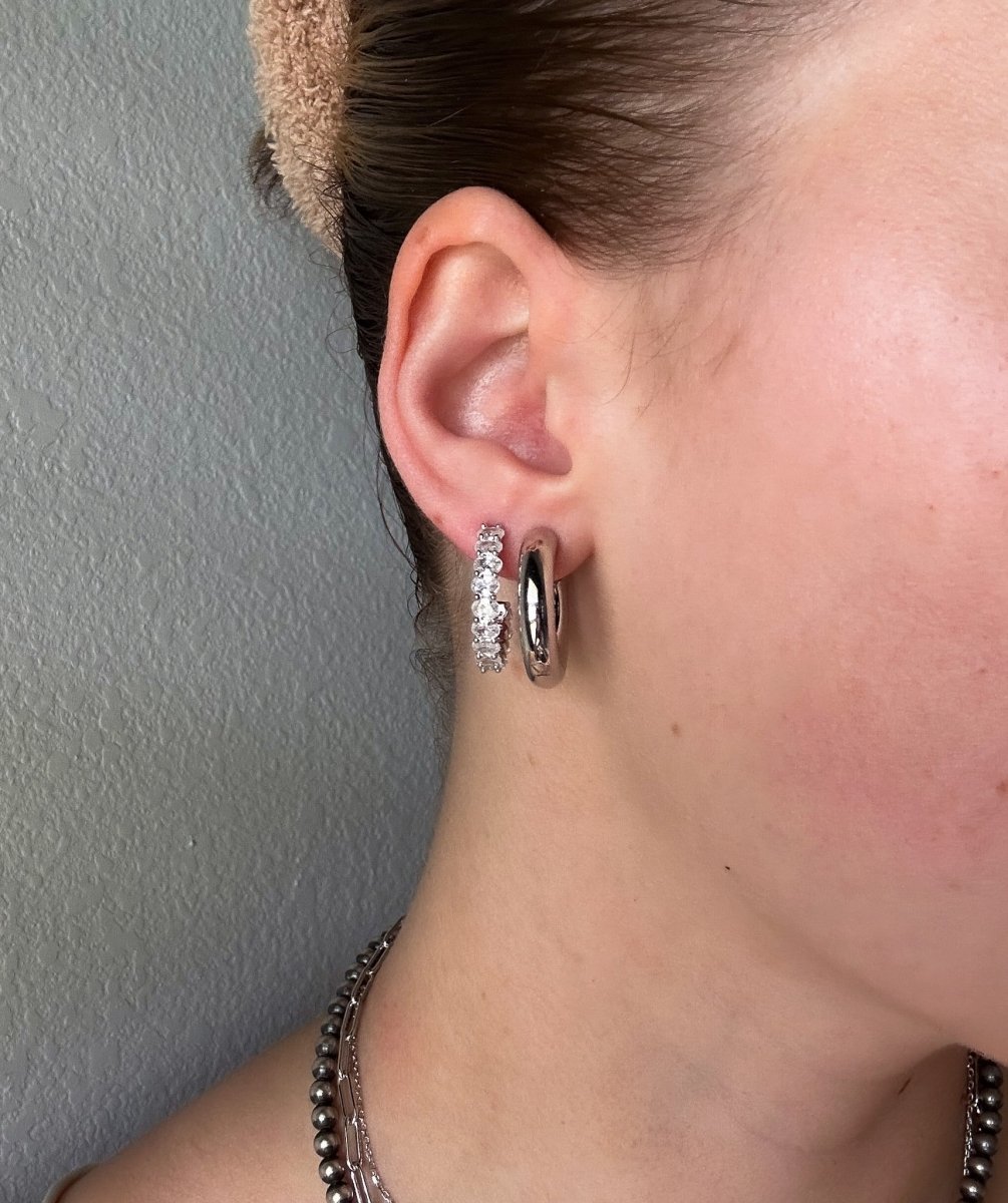 Libby 20mm Chunky Tube Hoops - Wooten's