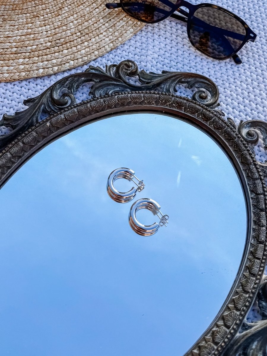 Libby 24mm Chunky Tube Hoops - Wooten's