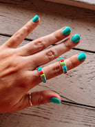 Like A Young Colt Multi - Stone Ring - Horseshoe J & Co.