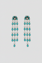 Lillian Waterfall Turquoise Earrings - Wooten's