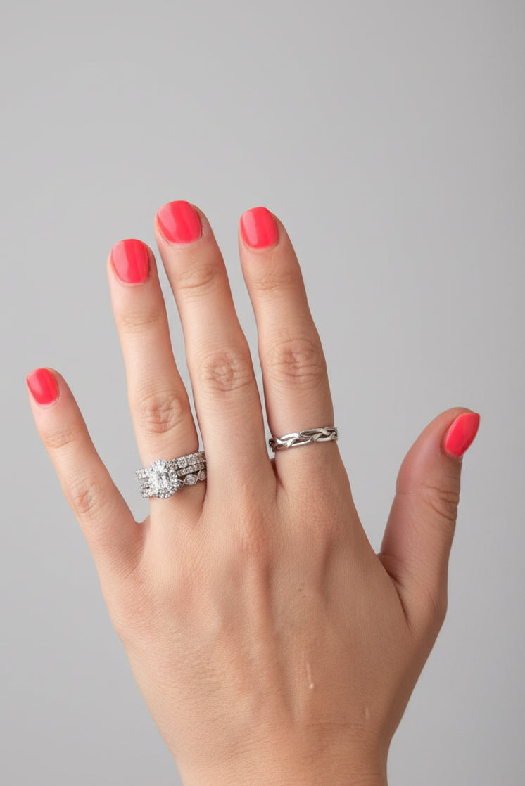 Linch Loose Braided Silver Ring - Wooten's