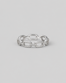 Lincoln Pavé Link Ring - Wooten's