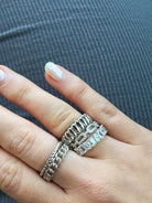 Lincoln Pavé Link Ring - Wooten's