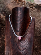 Linden Herringbone Stone Necklace - Horseshoe J & Co.