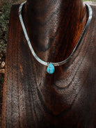 Linden Herringbone Stone Necklace - Horseshoe J & Co.