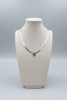 Linden Herringbone Stone Necklace - Wooten's