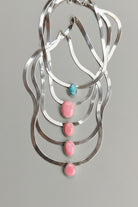 Linden Herringbone Stone Necklace - Wooten's