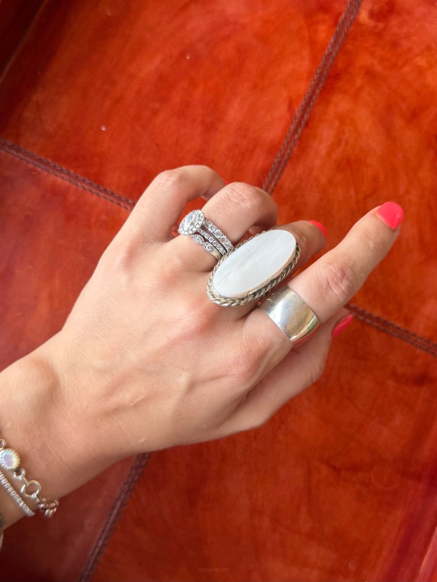 Lingle Mother of Pearl Ring - Horseshoe J & Co.