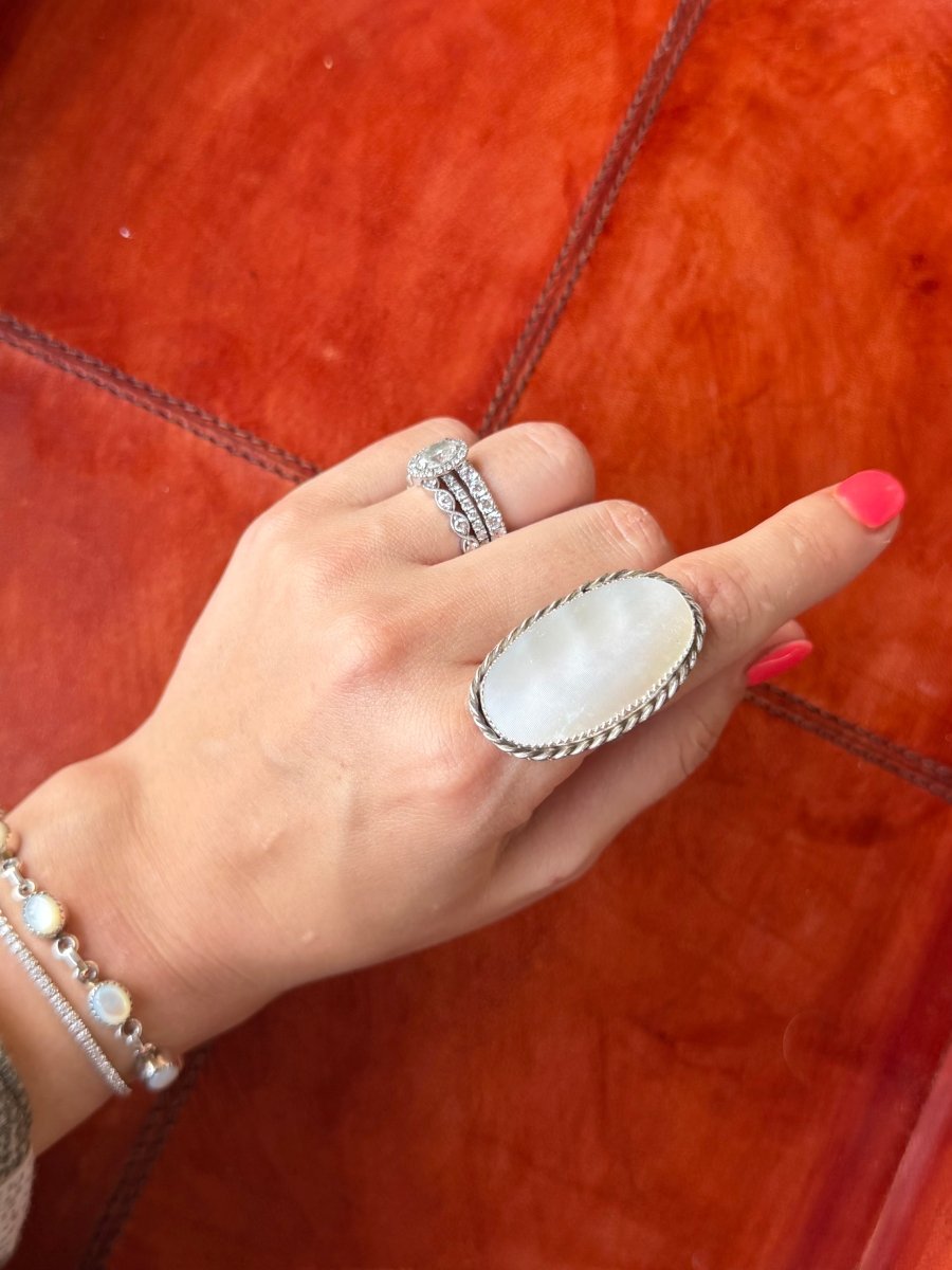 Lingle Mother of Pearl Ring - Horseshoe J & Co.
