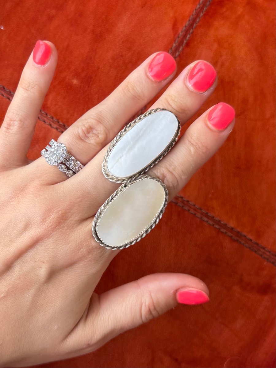 Lingle Mother of Pearl Ring - Horseshoe J & Co.