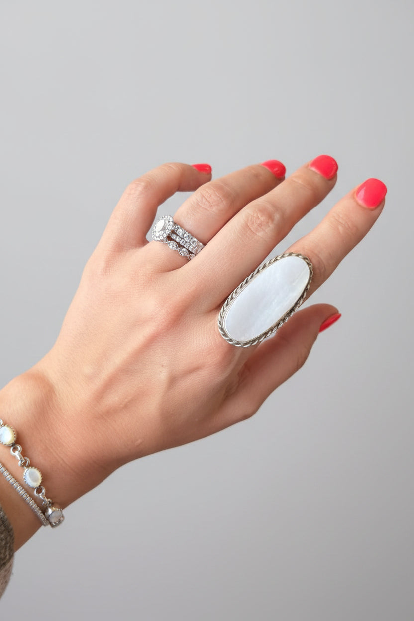 Lingle Mother of Pearl Ring - Wooten's