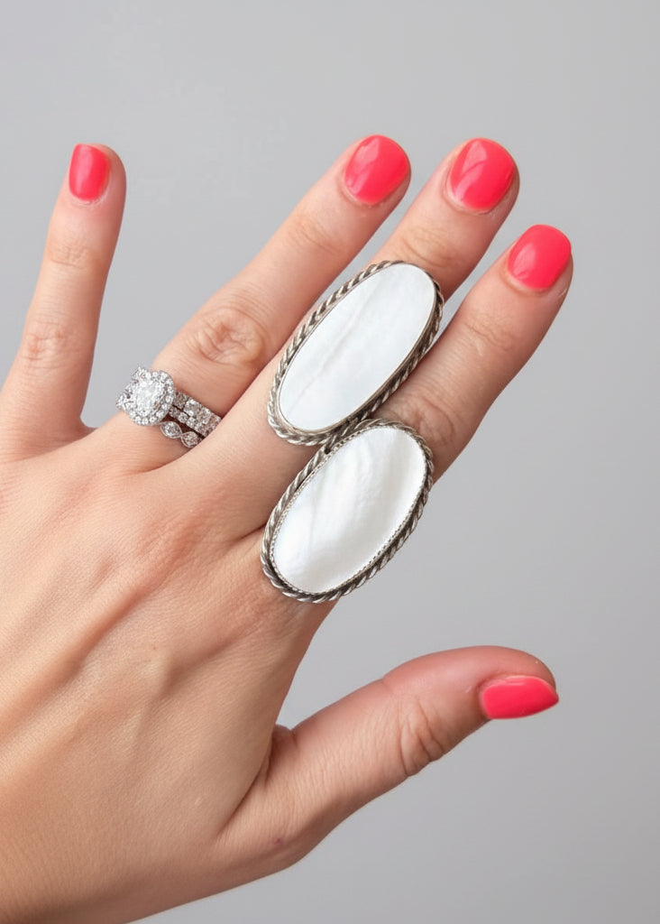 Lingle Mother of Pearl Ring - Wooten's