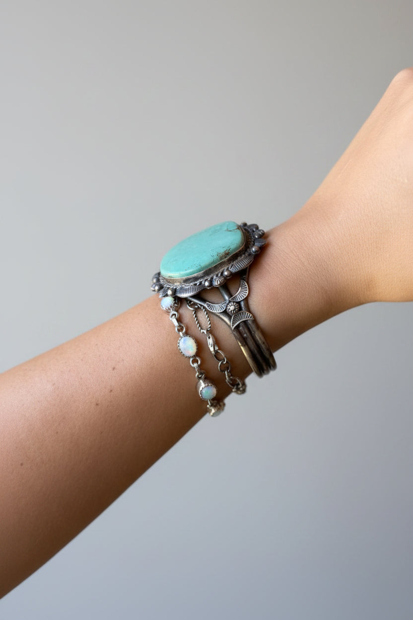 Lipann Turquoise Cuff Bracelet - Wooten's