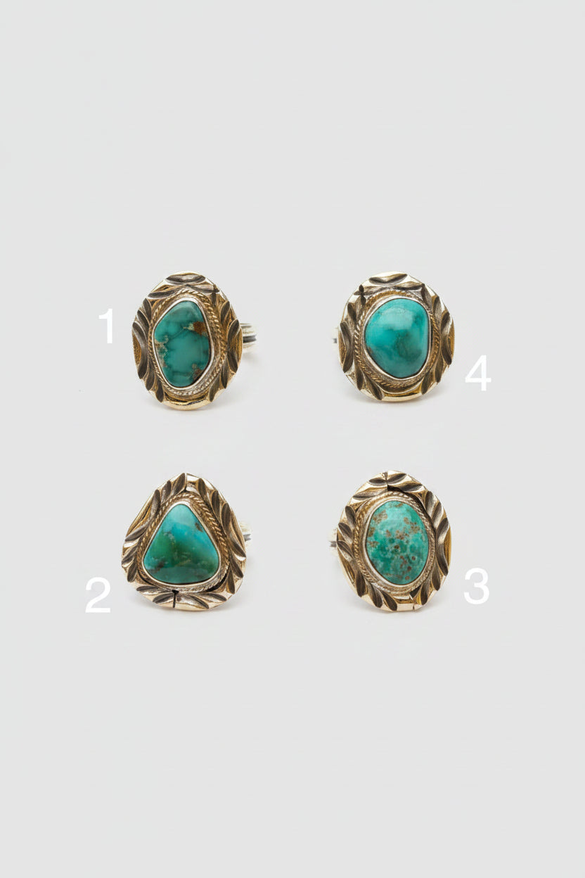 Living for the Night Adjustable Turquoise Ring - Wooten's