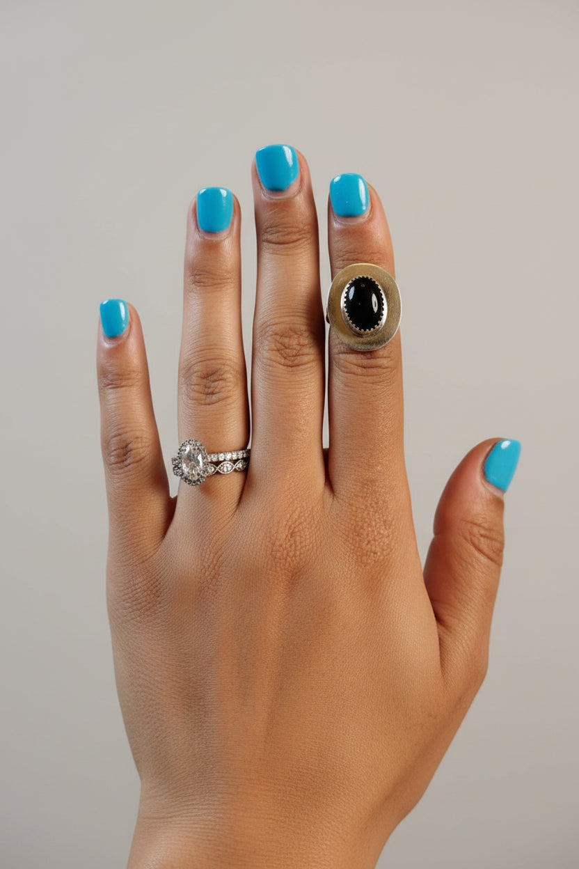 Lockney Black Onyx Ring - ring - Wooten's
