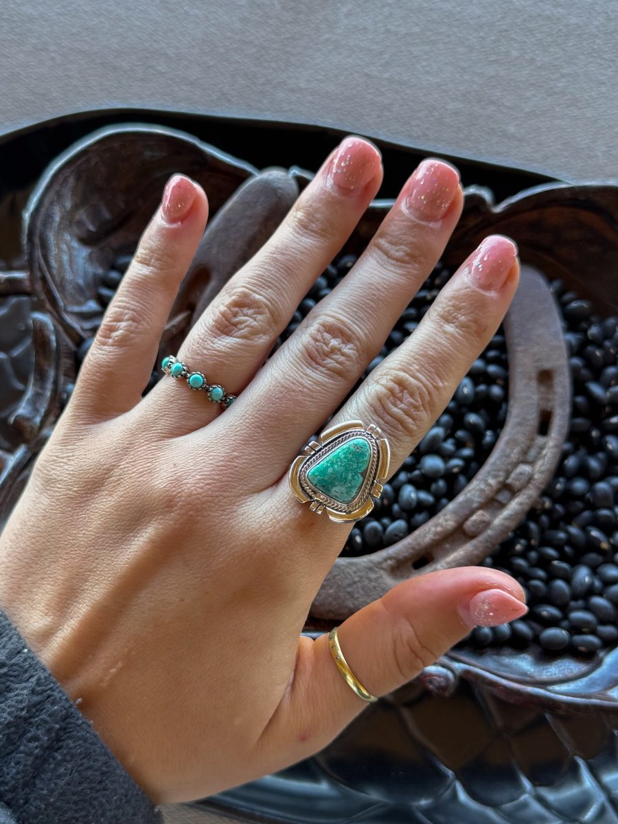 Love Bug Adjustable Turquoise Ring - Horseshoe J & Co.