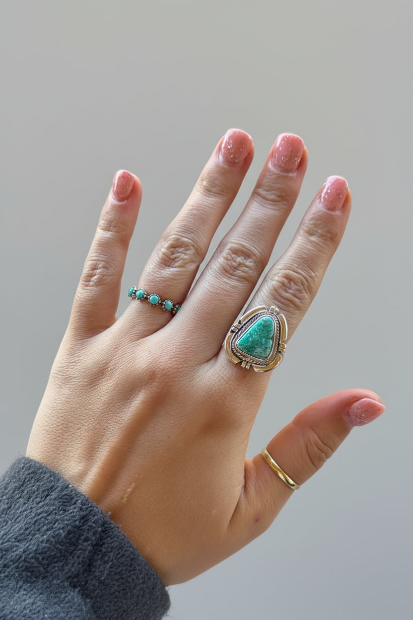 Love Bug Adjustable Turquoise Ring - Wooten's