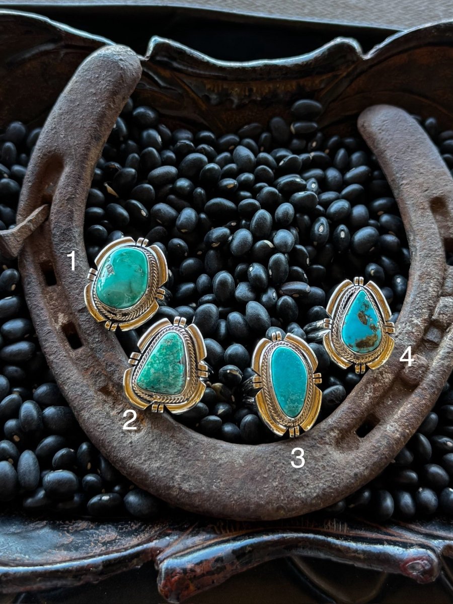 Love Bug Adjustable Turquoise Ring - Wooten's