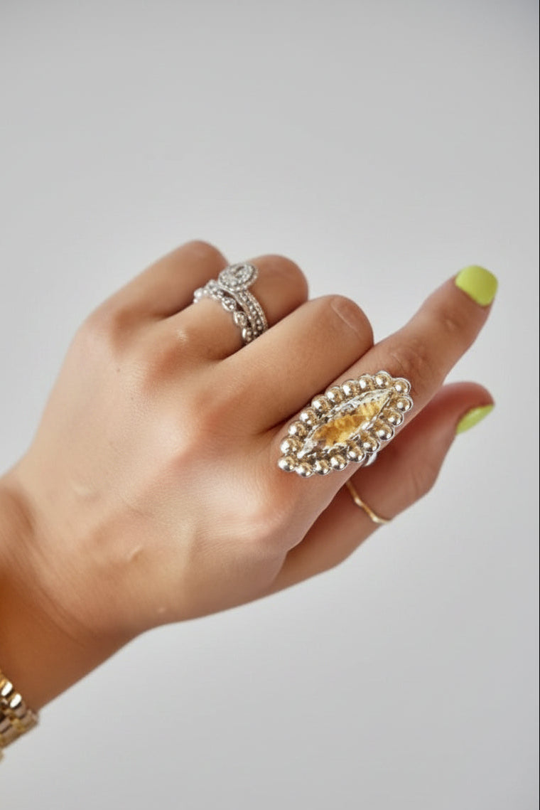 Lyman Silver Adjustable Ring - Wooten's