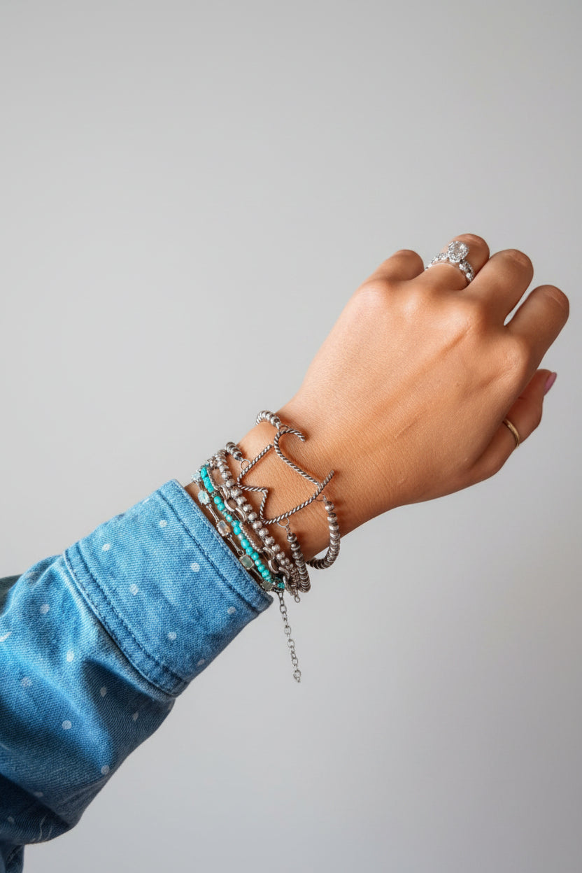 MADE - TO - ORDER Initial Pearl Bracelet (12 weeks) - Wooten's