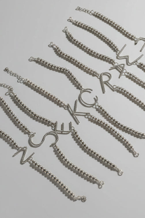 MADE - TO - ORDER Initial Pearl Bracelet (12 weeks) - Wooten's