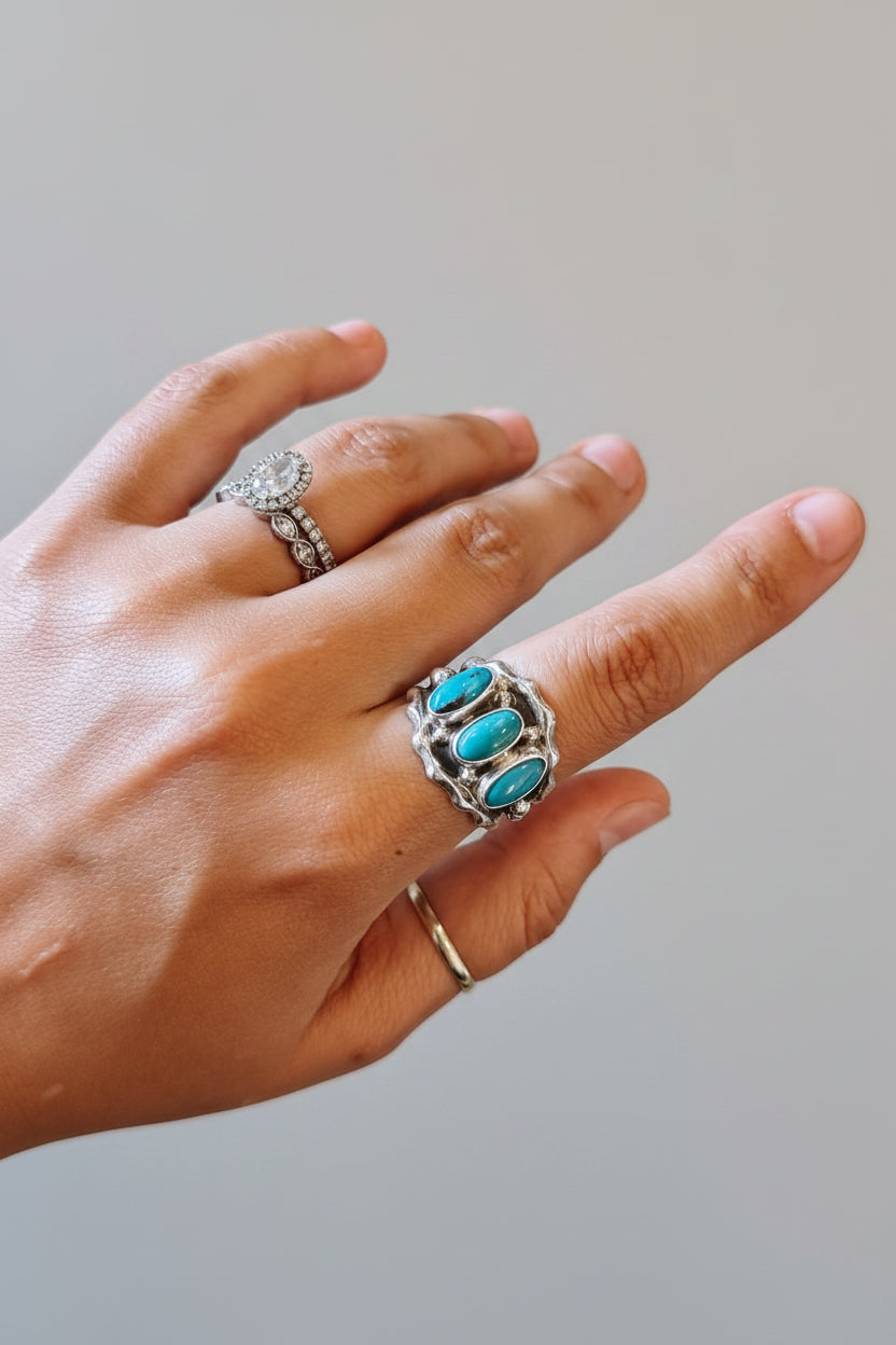 Maverick Turquoise Ring - Wooten's
