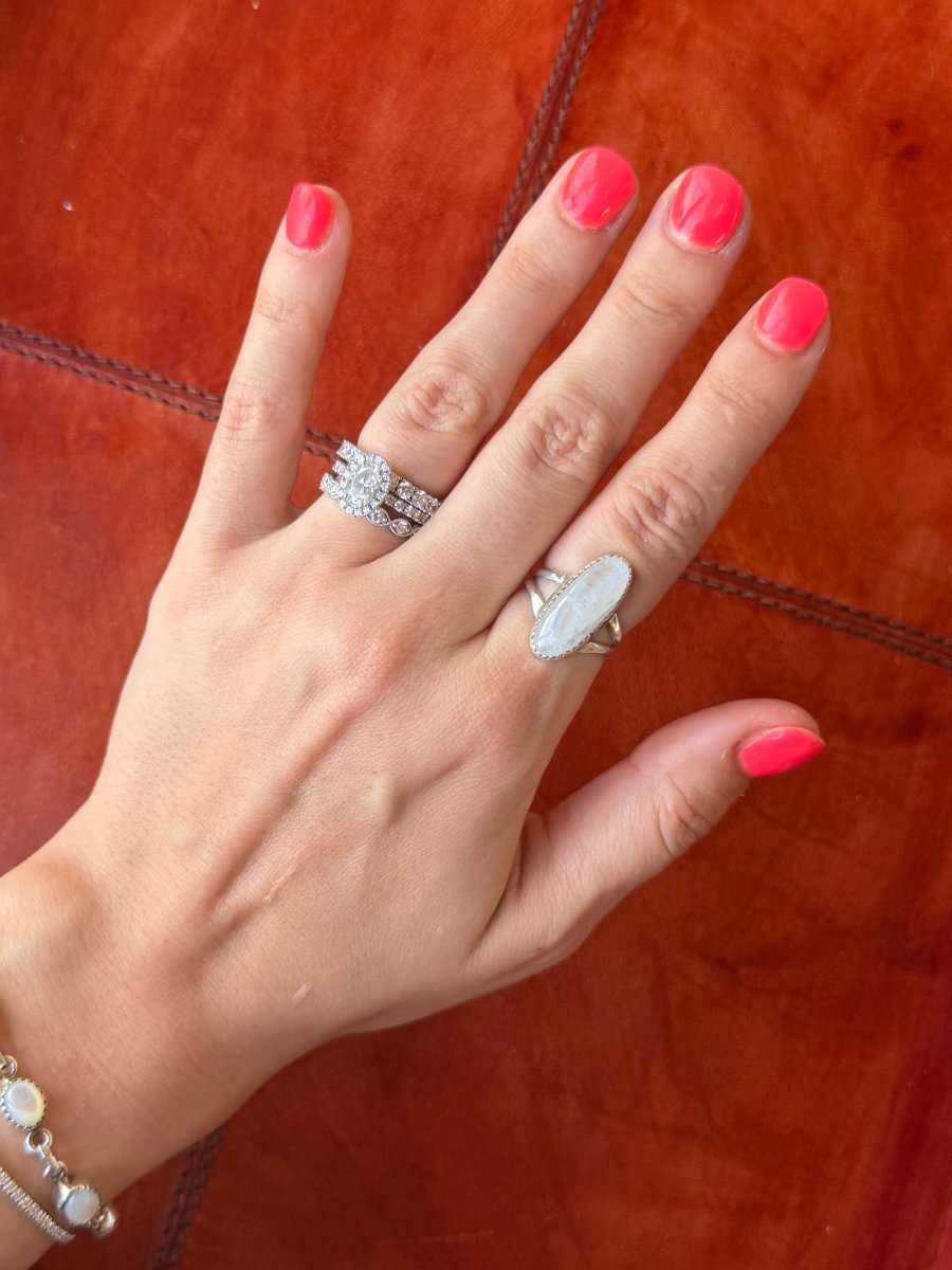McFadden Moonstone Ring - Horseshoe J & Co.