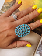 Meadow Turquoise Cluster Ring - Horseshoe J & Co.