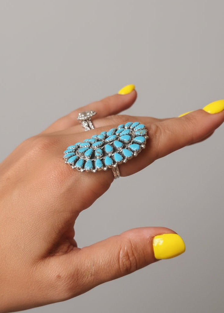 Meadow Turquoise Cluster Ring - Wooten's