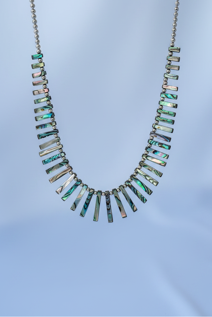 Medley Graduated Abalone Necklace - Wooten's