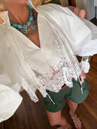 Medley Graduated Abalone Necklace - Wooten's