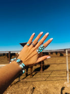 Melstone Floating Turquoise Ring - Horseshoe J & Co.