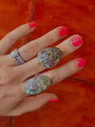 Meriden Abalone Ring - Horseshoe J & Co.
