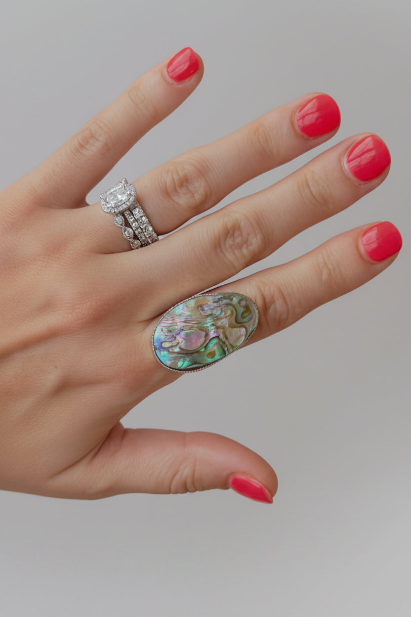 Meriden Abalone Ring - Wooten's