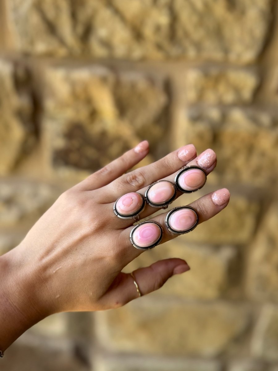 Meridian Pink Conch Ring - Horseshoe J & Co.