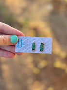 Mescal Turquoise Earrings - Horseshoe J & Co.