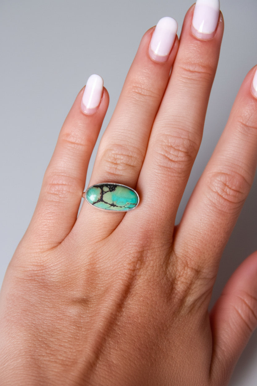 Milton Horizontal Turquoise Ring - Wooten's