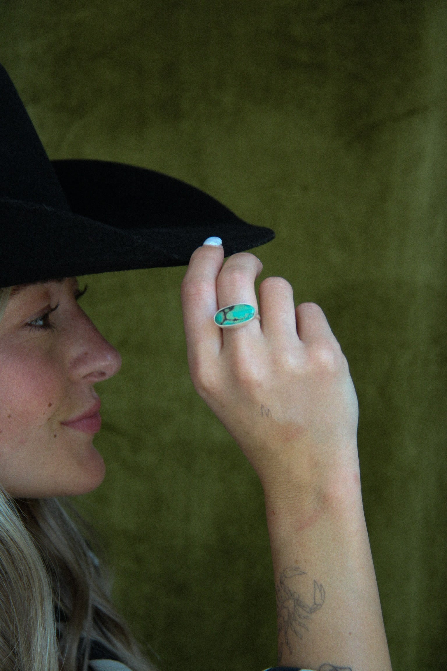 Milton Horizontal Turquoise Ring - Wooten's