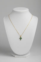 Miner Emerald Cross Necklace - Wooten's