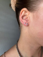 Molt Tiny Cross Studs - Horseshoe J & Co.
