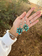 Monterey Turquoise Cluster Pendant/Necklace - bracelet - Horseshoe J & Co.