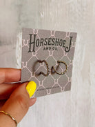 Moose Silver Hoops - Horseshoe J & Co.