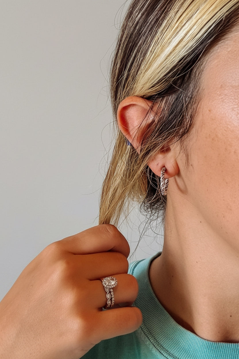 Moose Silver Hoops - Wooten's