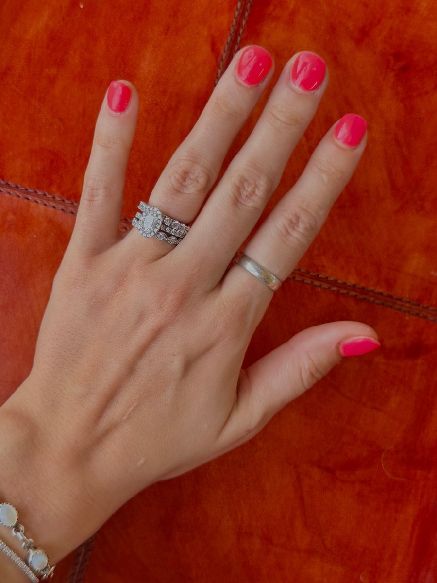 Moran Plain Silver Ring Band - Horseshoe J & Co.