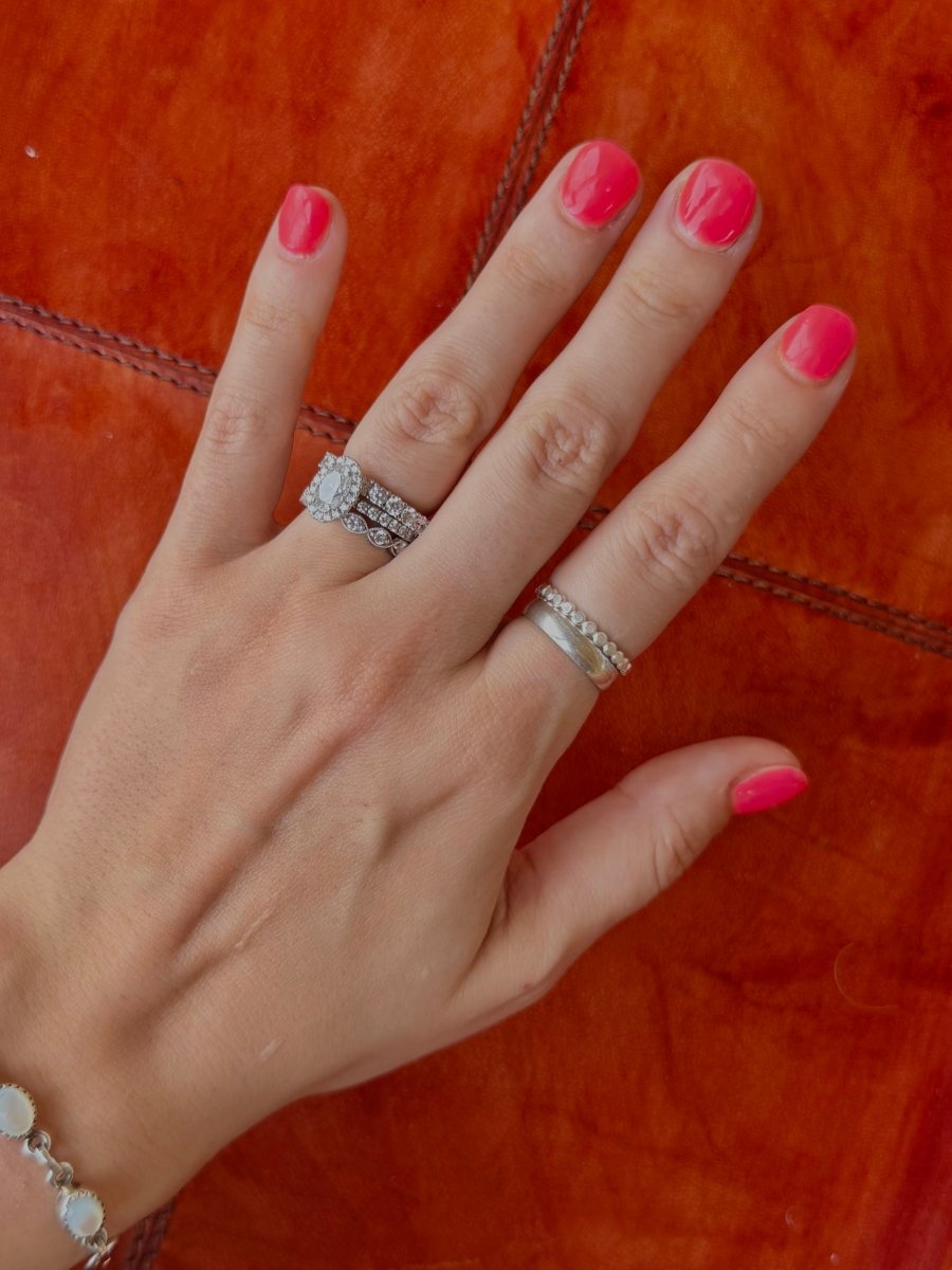 Moran Plain Silver Ring Band - Horseshoe J & Co.