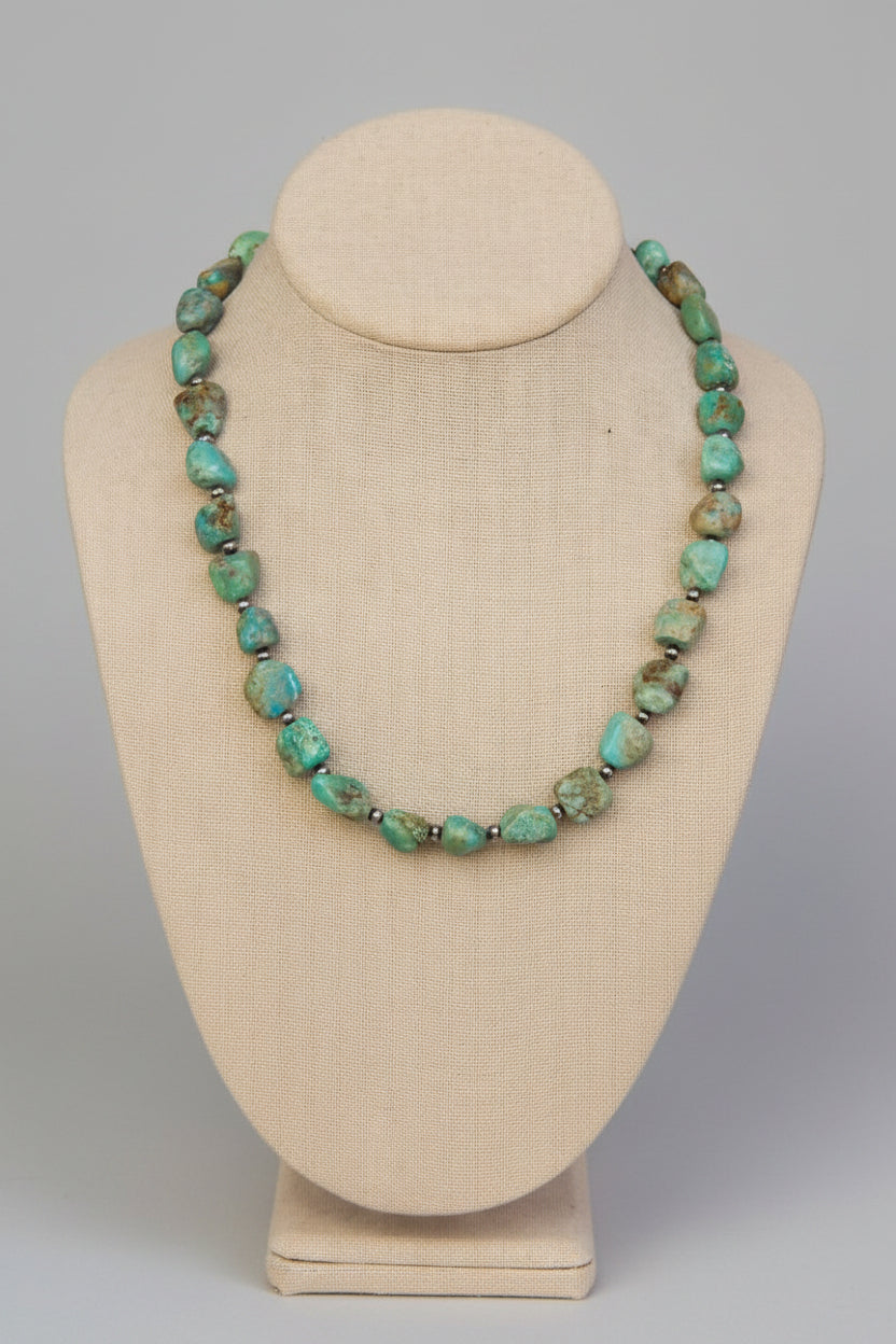 Morenci Turquoise Nugget Necklace - Wooten's