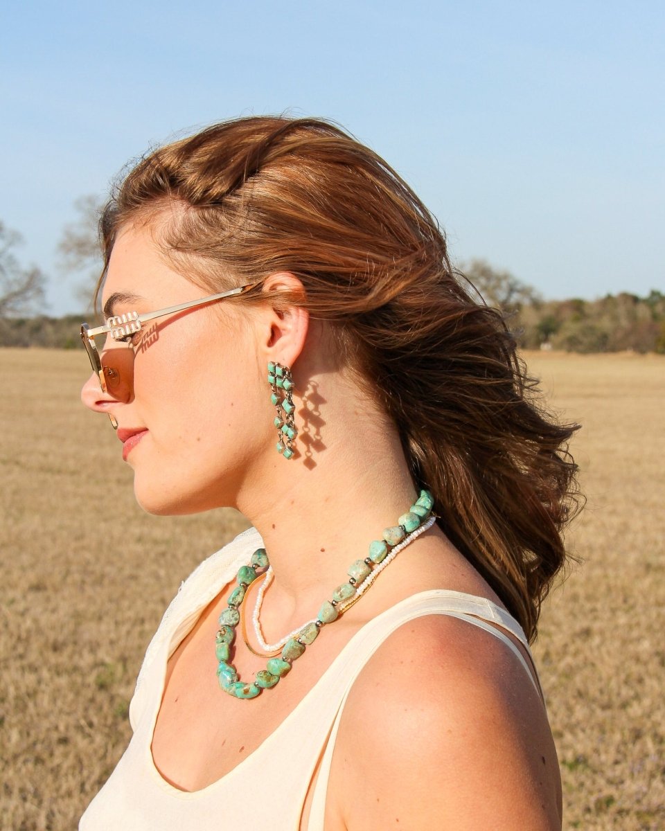 Morenci Turquoise Nugget Necklace - Wooten's