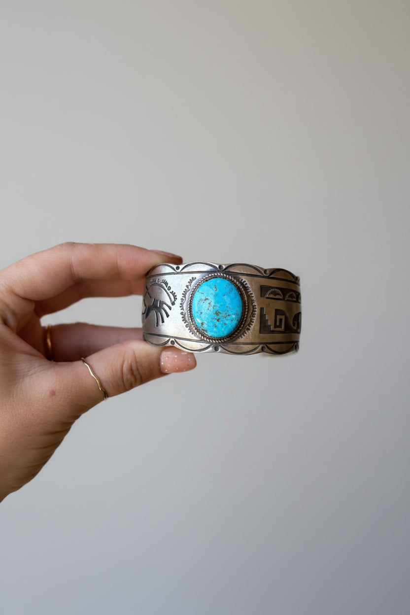 Moulton Turquoise Cuff Bracelet - Wooten's