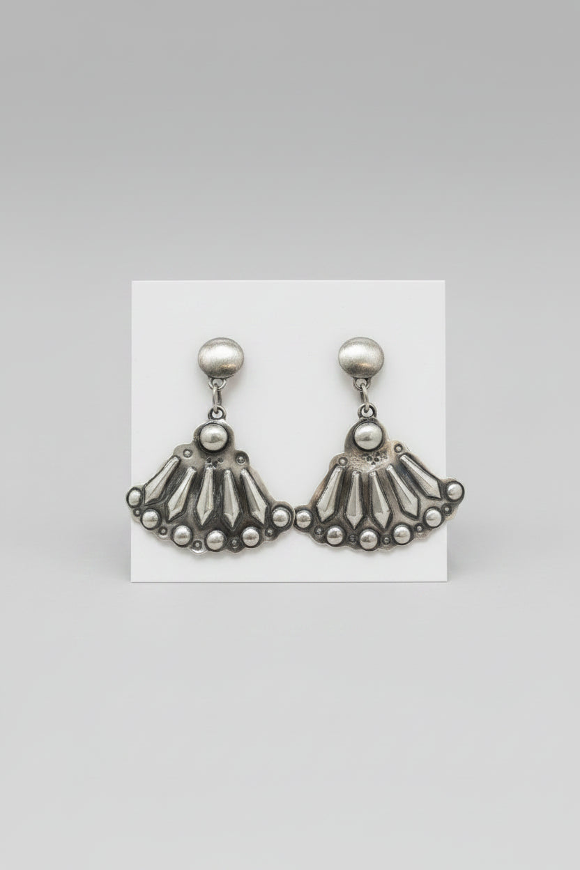 Muleshoe Silver Dangle Earrings - Wooten's