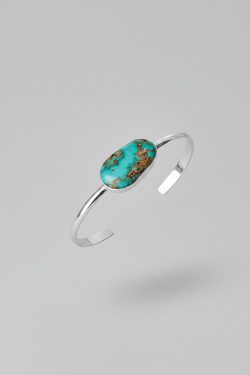 Mullin Turquoise Cuff Bracelet - Wooten's
